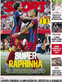 Portada periódico Sport