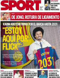 Portada Sport 2026-07-24