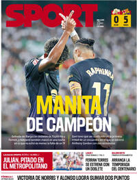 Portada Sport 2026-08-24