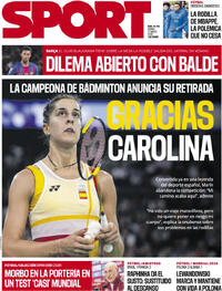 Portada Sport 2026-03-27