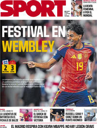 Portada Sport 2026-09-27
