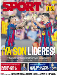 Portada Sport 2026-08-28