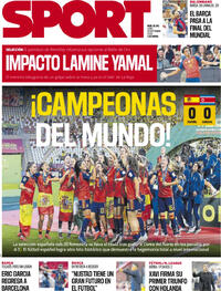 Portada Sport 2026-09-28