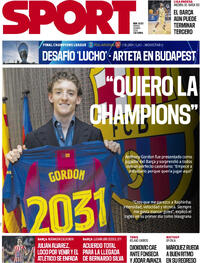 Portada Sport 2026-05-30