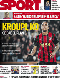 Portada Sport 2026-07-30