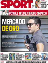 Portada Sport 2026-08-30