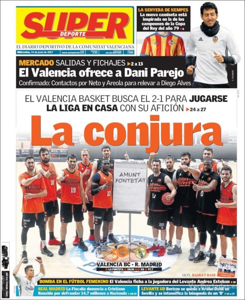 Portada L'Esportiu 2017-06-14