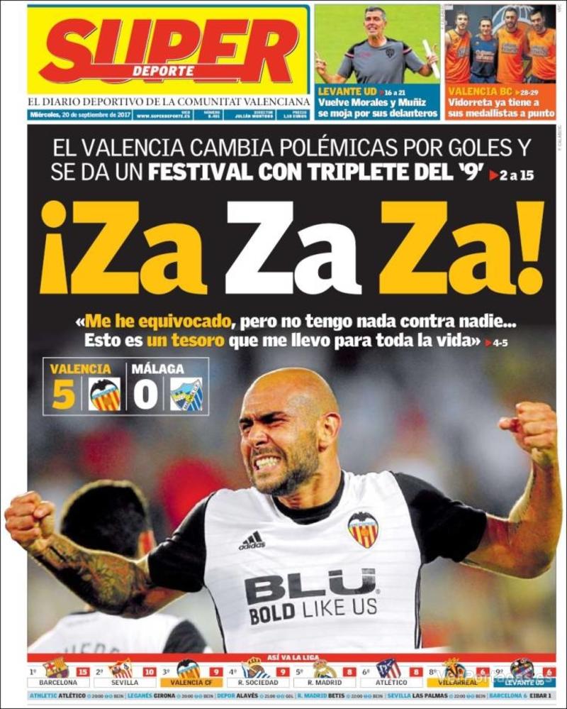 Portada L'Esportiu 2017-09-20