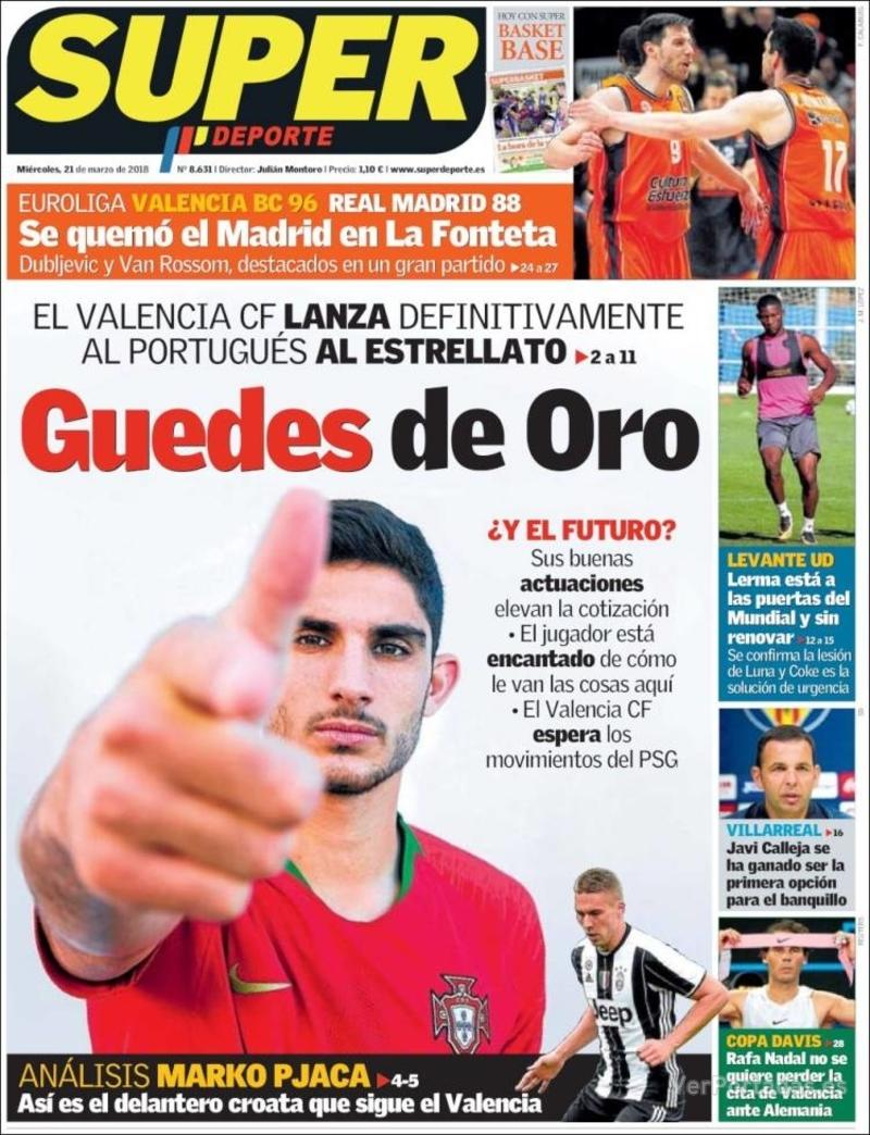 Portada L'Esportiu 2018-03-21