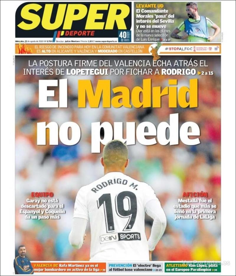 Portada L'Esportiu 2018-08-22