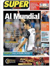 Portada Superdeporte 2018-05-18