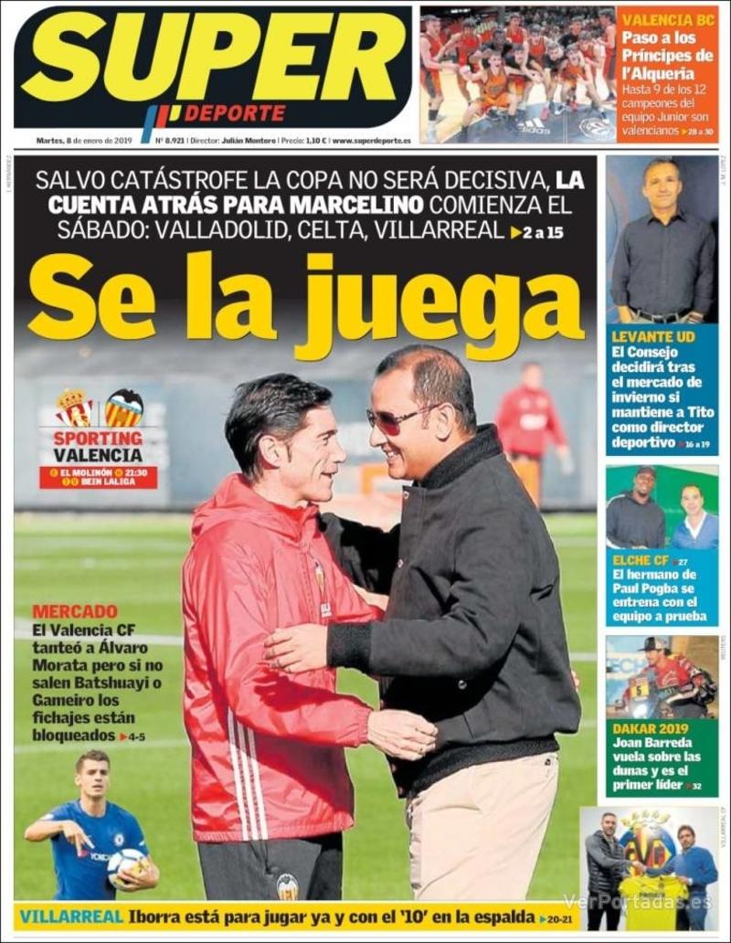 Portada L'Esportiu 2019-01-08