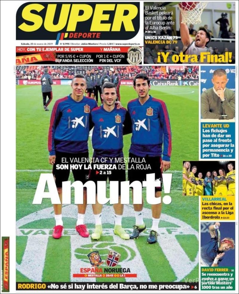 Portada L'Esportiu 2019-03-23