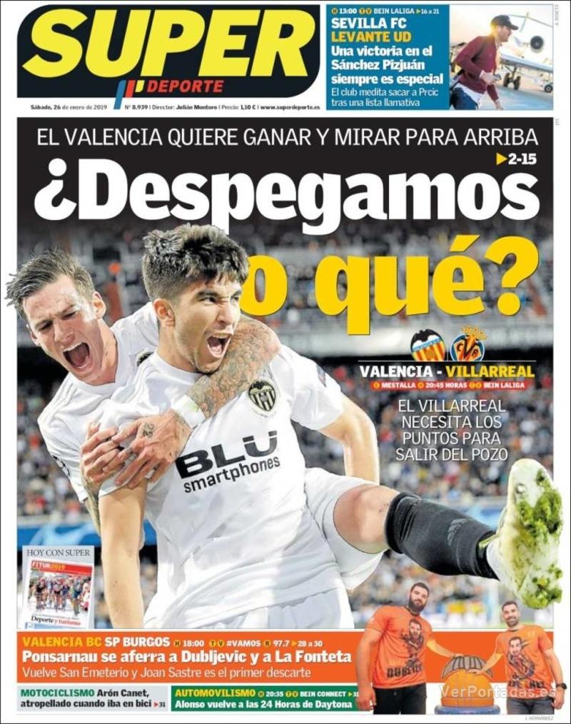 Portada L'Esportiu 2019-01-26