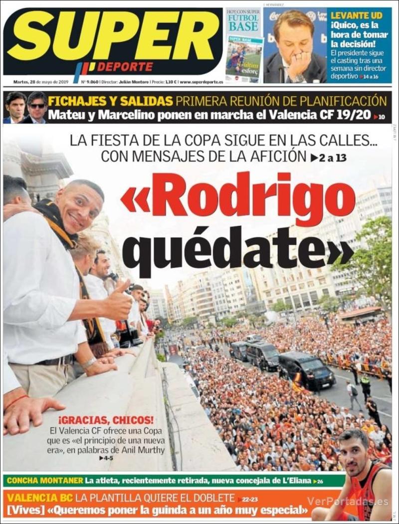 Portada L'Esportiu 2019-05-28