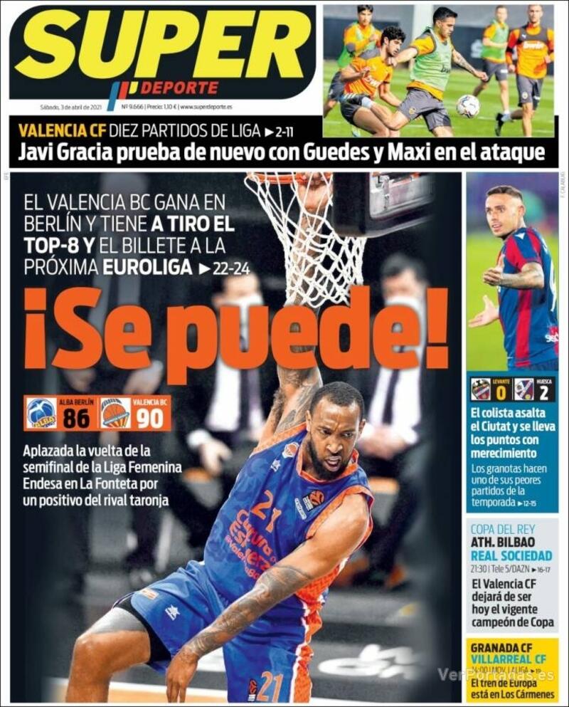 Portada Superdeporte 2021-04-04