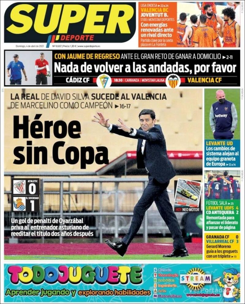 Portada Superdeporte 2021-04-05