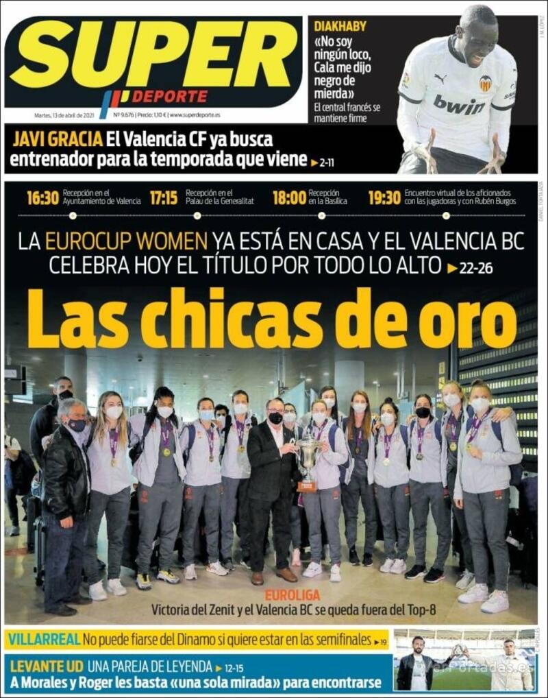 Portada Superdeporte 2021-04-14