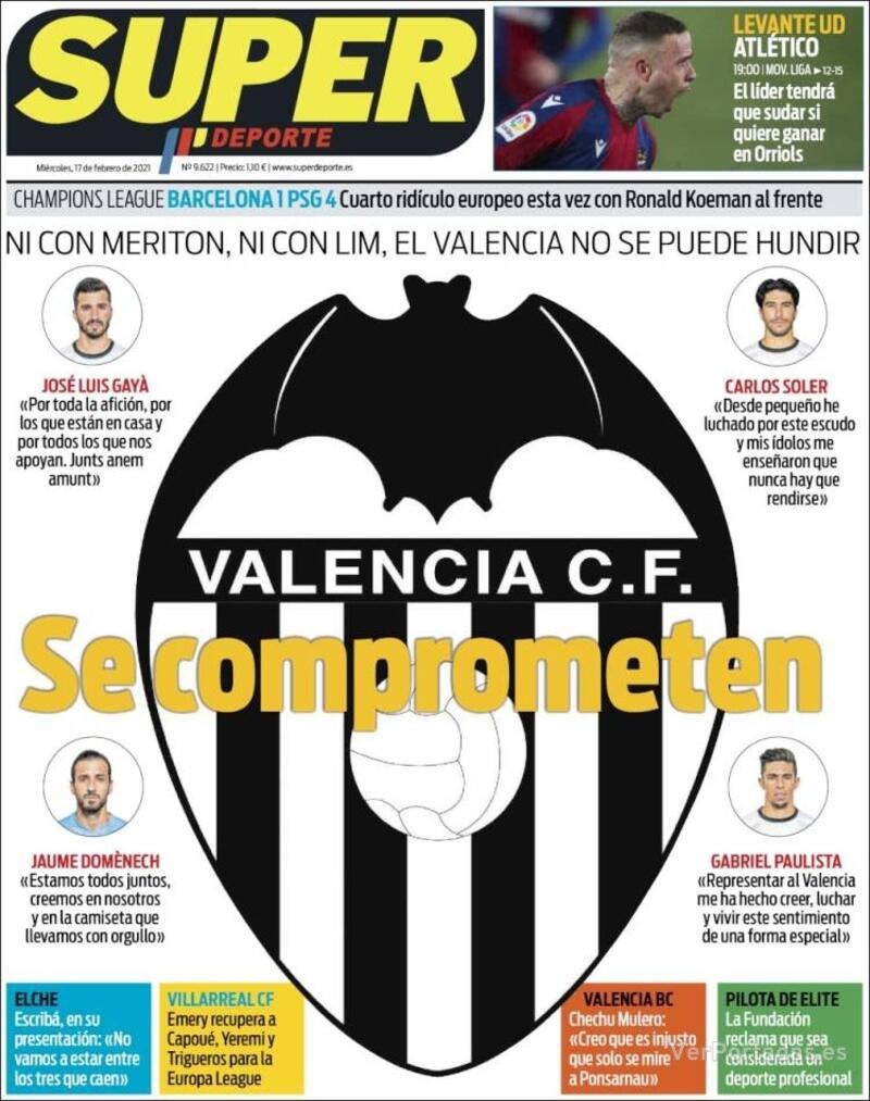 Portada L'Esportiu 2021-02-17
