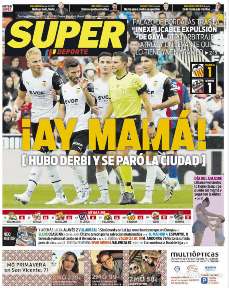 Portada Superdeporte 2022-05-02