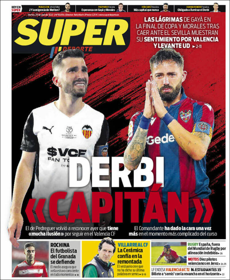 Portada Superdeporte 2022-04-30