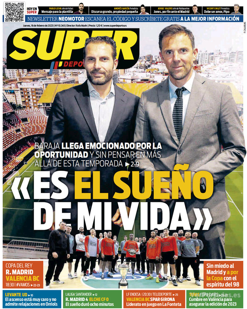 Portada Superdeporte 2023-02-17