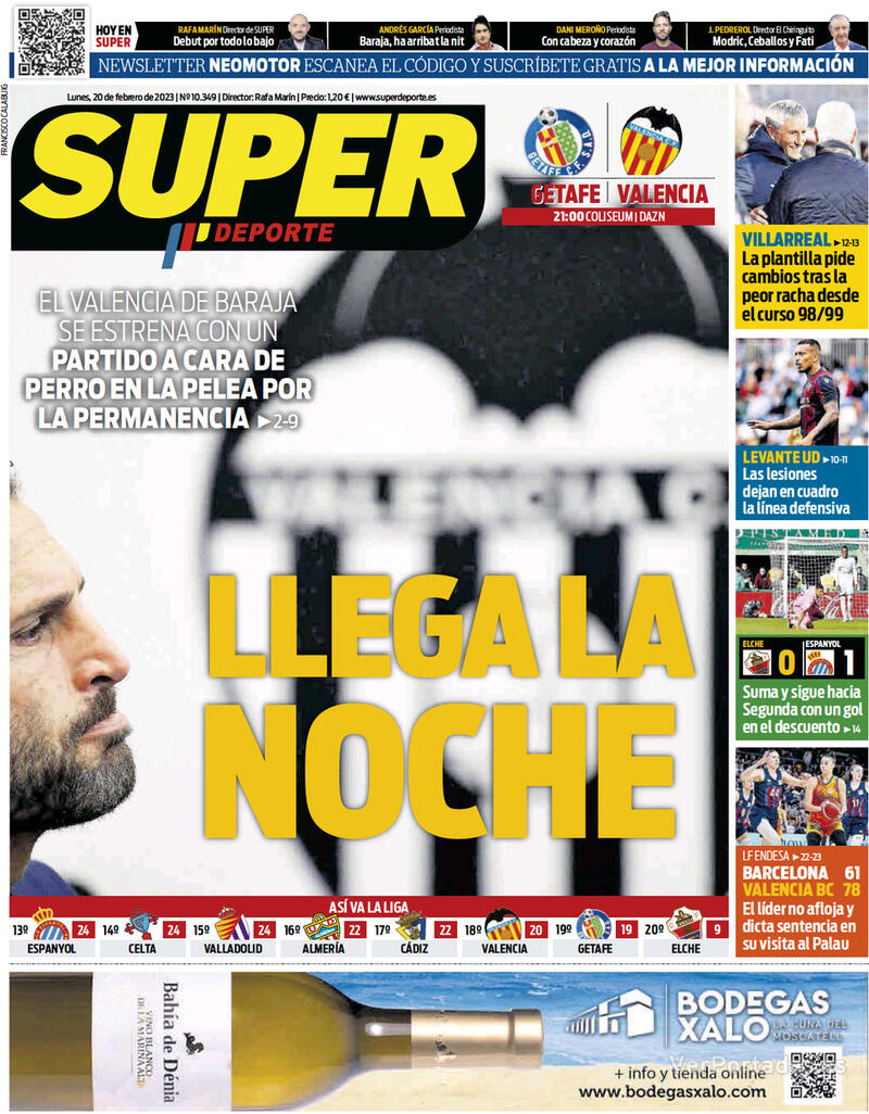 Portada Superdeporte 2023-02-21