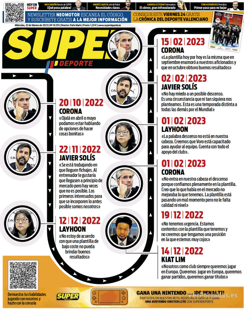 Portada Superdeporte 2023-02-23