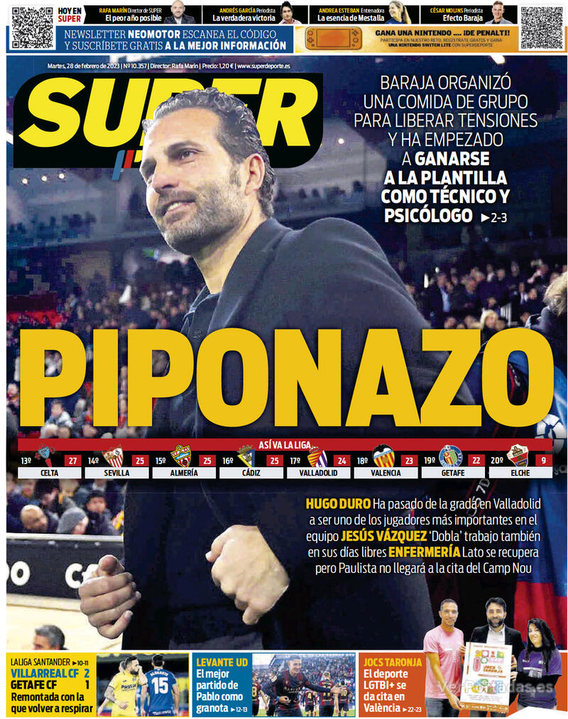 Portada Superdeporte 2023-03-01