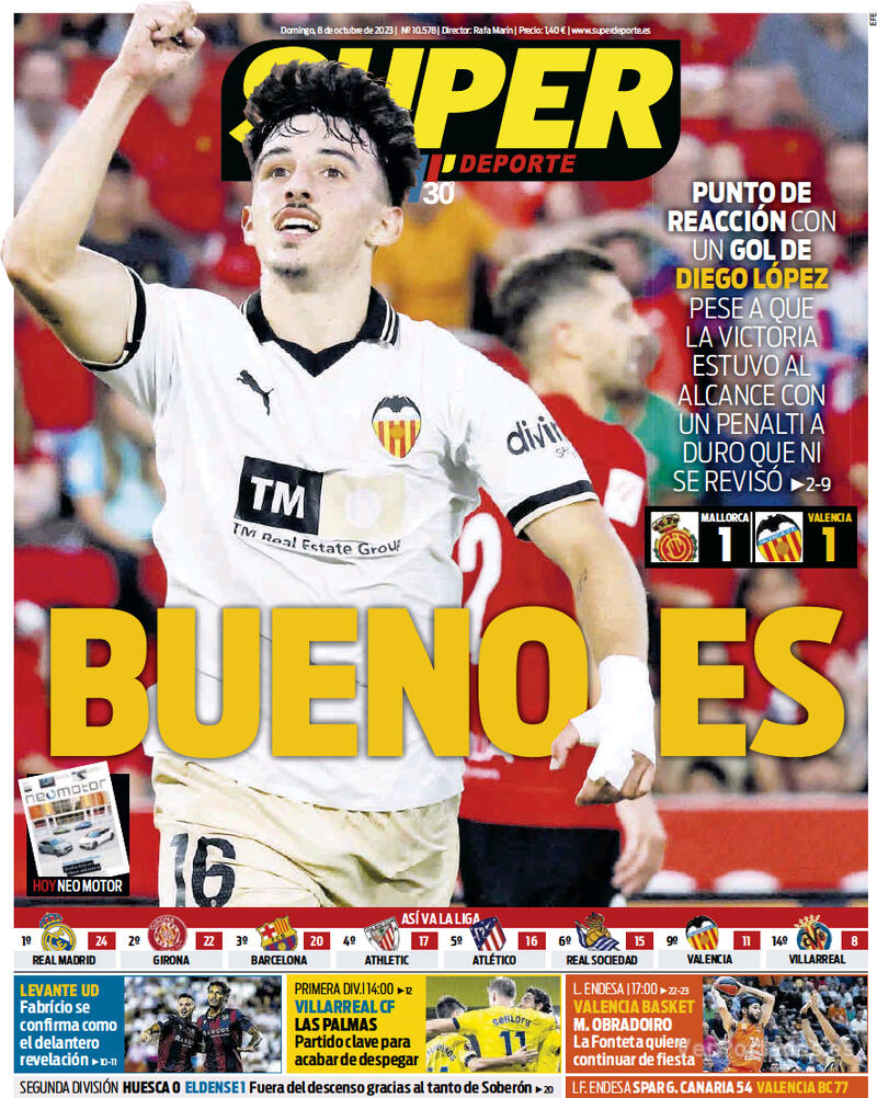 Portada L'Esportiu 2023-10-08