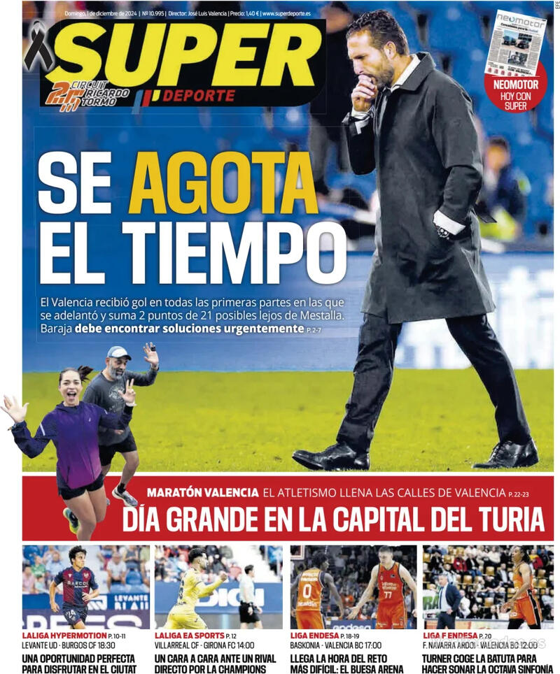Portada L'Esportiu 2024-12-01