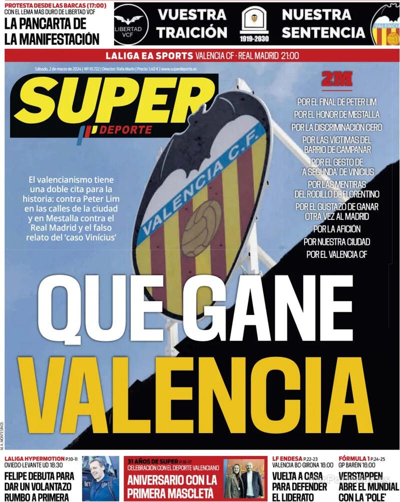 Portada Superdeporte 2024-03-03