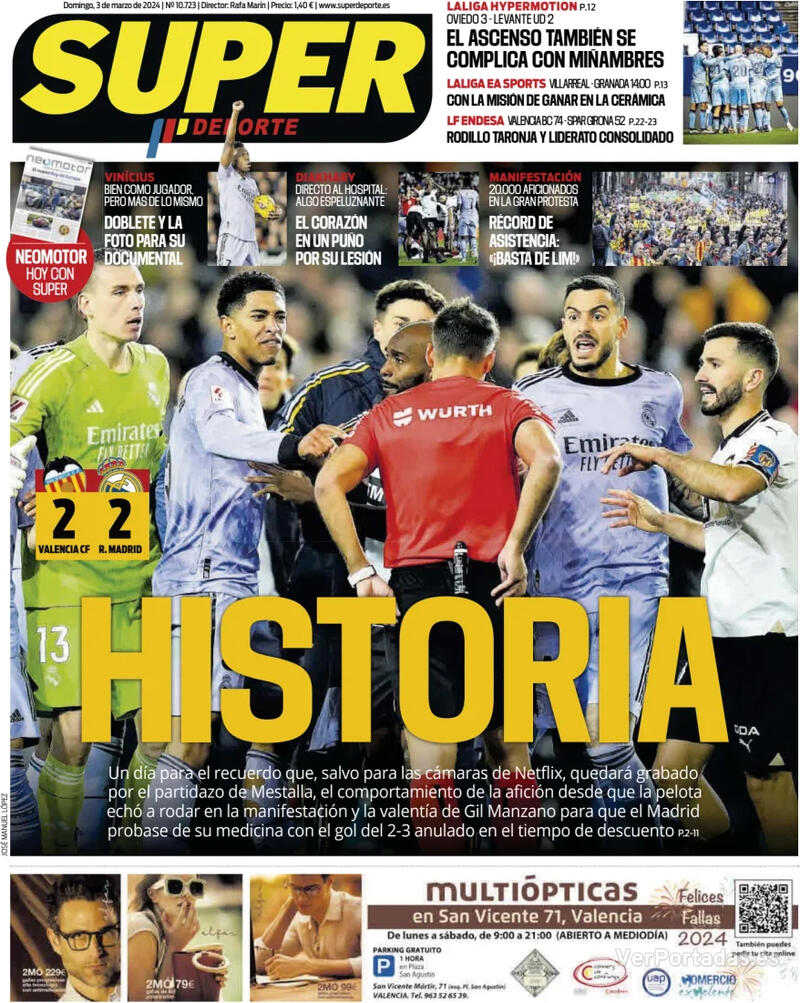 Portada Superdeporte 2024-03-04