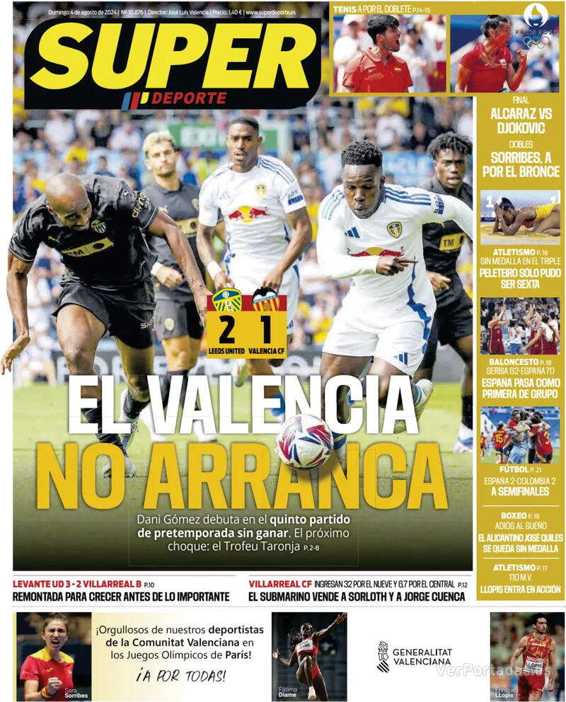 PORTADAS PRENSA DEPORTIVA DOMINGO 4 DE AGOSTO Portada-periodico-superdeporte-04-08-2024-1c0b7bcf