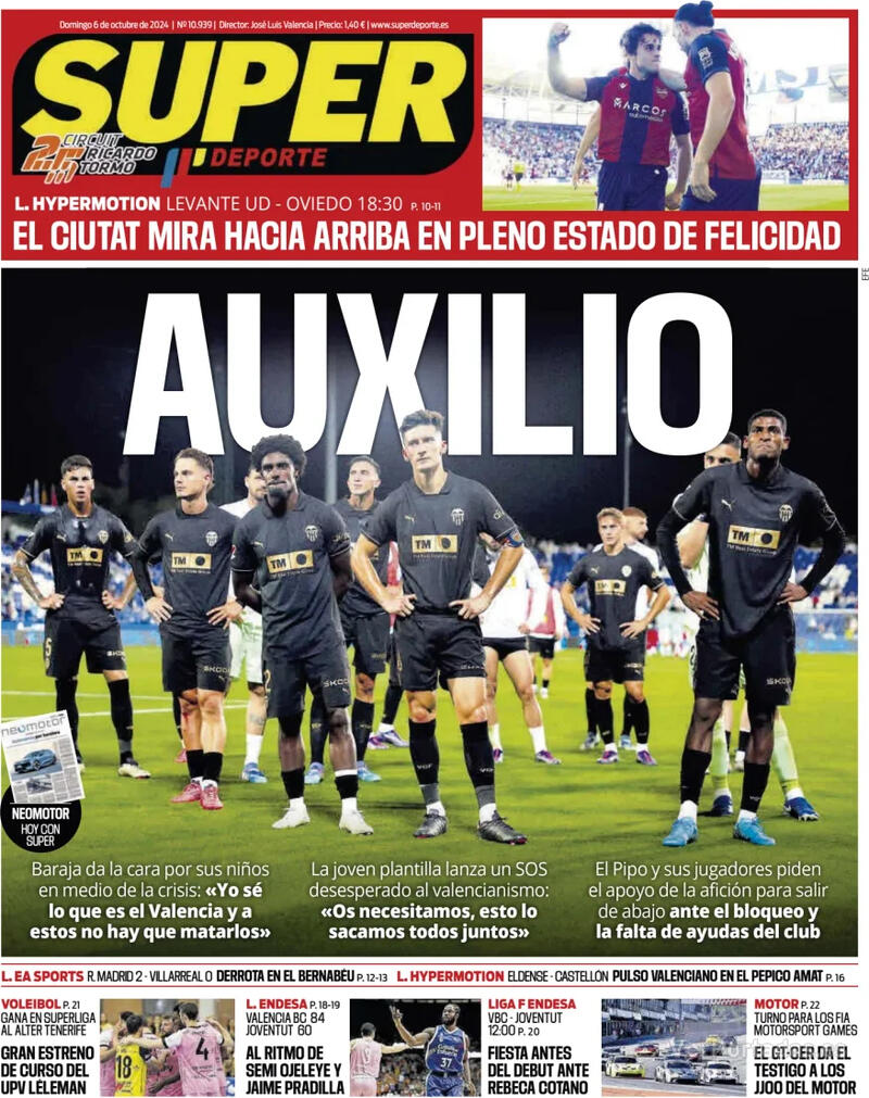 Portada L'Esportiu 2024-10-06