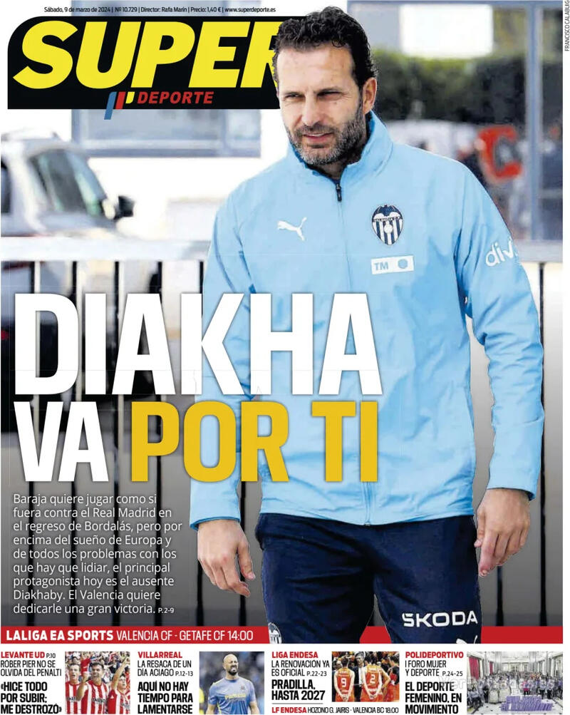 Portada Superdeporte 2024-03-10