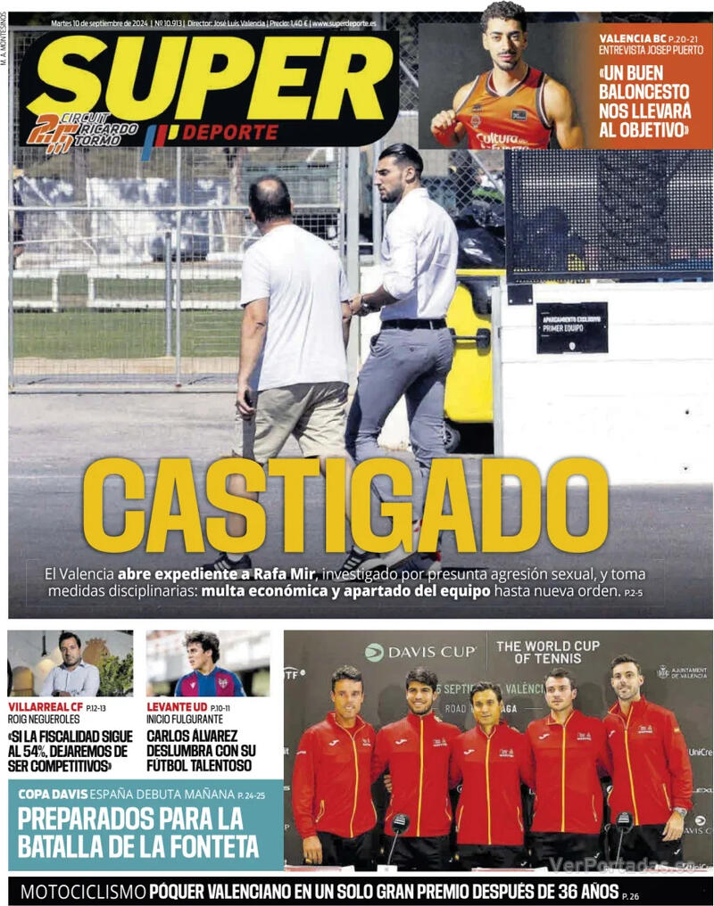 PORTADAS PRENSA DEPORTIVA MARTES 10 DE SEPTIEMBRE Portada-periodico-superdeporte-10-09-2024-1f338066