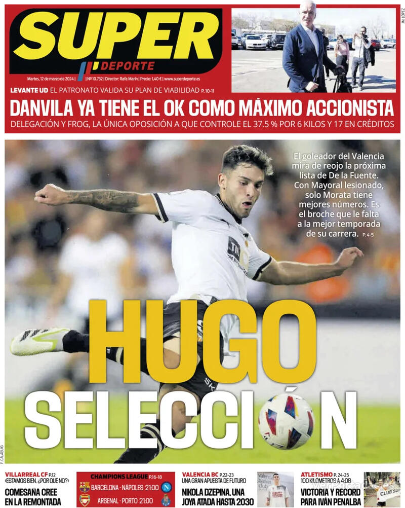 Portada Superdeporte 2024-03-13