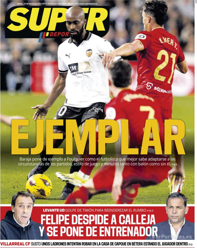 Portada Superdeporte 2024-02-21