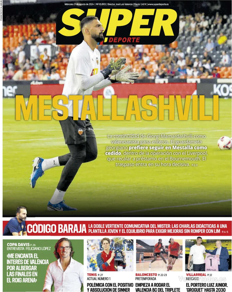 PORTADAS PRENSA DEPORTIVA MIERCOLES 21 DE AGOSTO Portada-periodico-superdeporte-21-08-2024-f6068e73