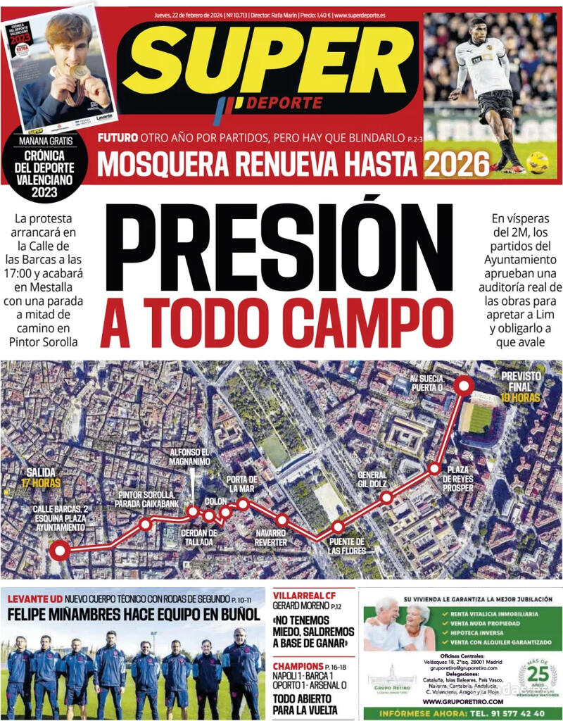 Portada Superdeporte 2024-02-23