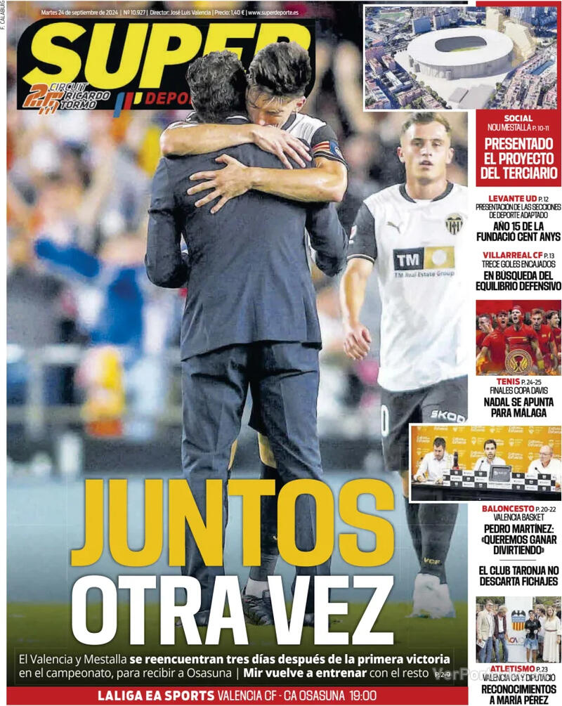 PORTADAS PRENSA DEPORTIVA MARTES 24 SEPTIEMBRE 2024 Portada-periodico-superdeporte-24-09-2024-966725c2