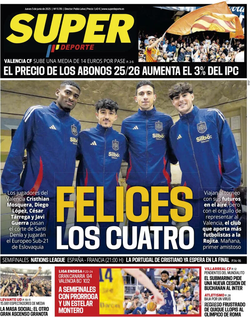 Portada L'Esportiu 2025-06-05