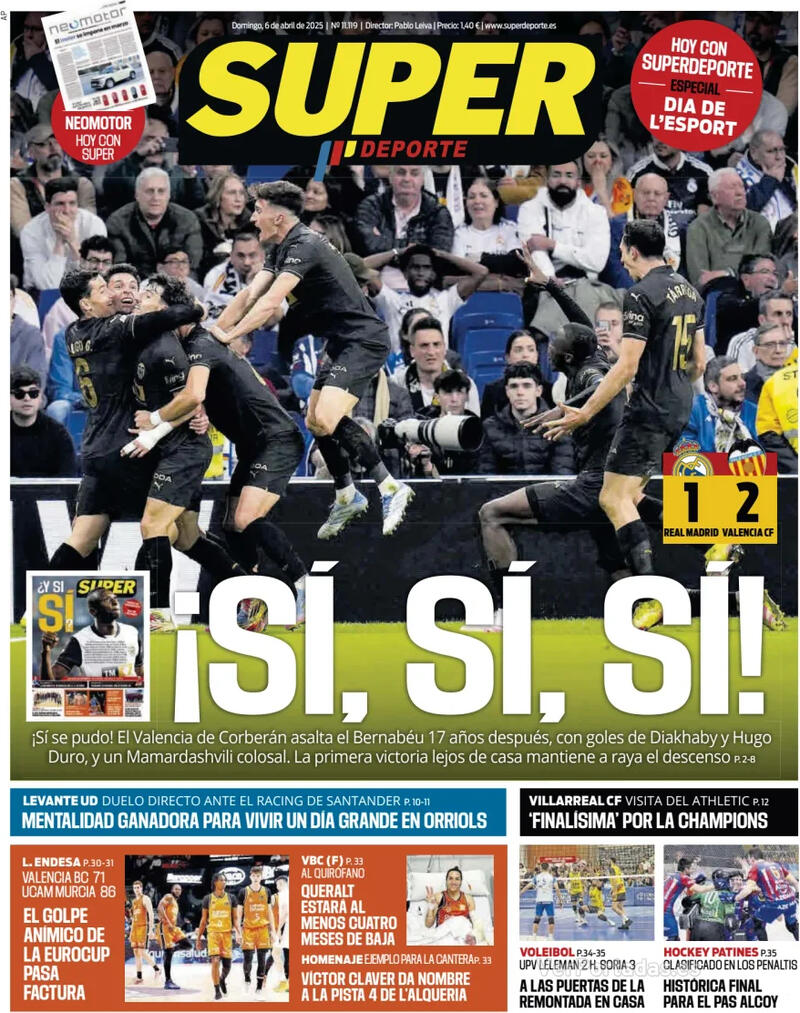 Portada L'Esportiu 2025-04-06