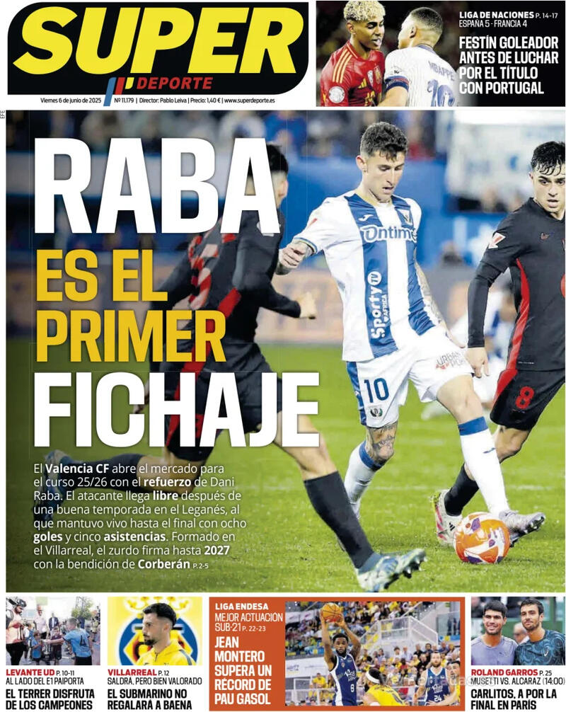 Portada L'Esportiu 2025-06-06
