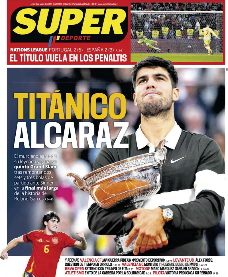 Portada L'Esportiu 2025-06-09