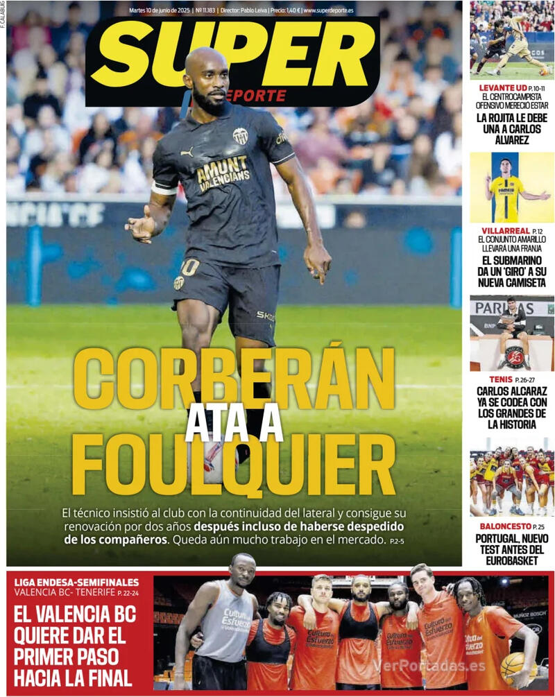 Portada L'Esportiu 2025-06-10