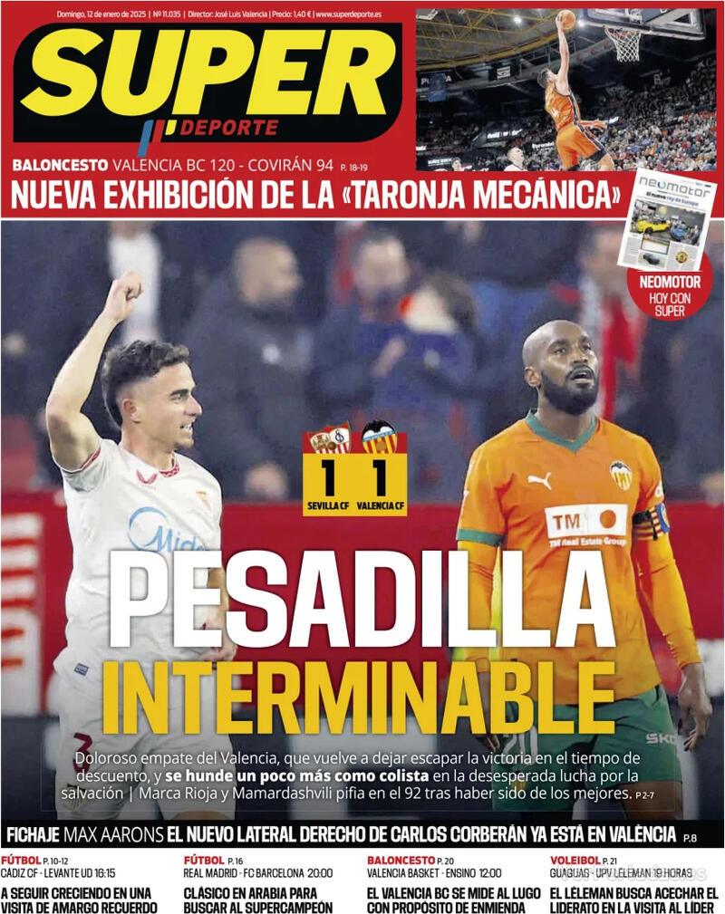 Portada L'Esportiu 2025-01-12