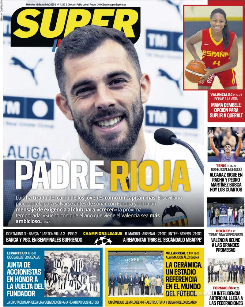 Portada L'Esportiu 2025-04-16