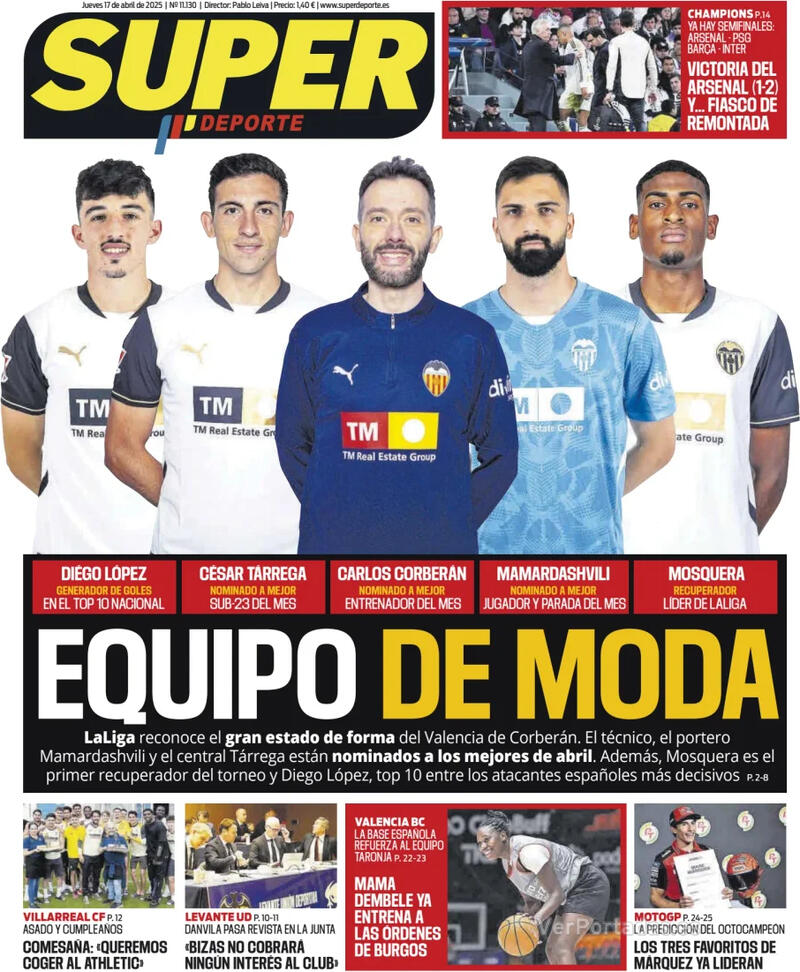 Portada L'Esportiu 2025-04-17
